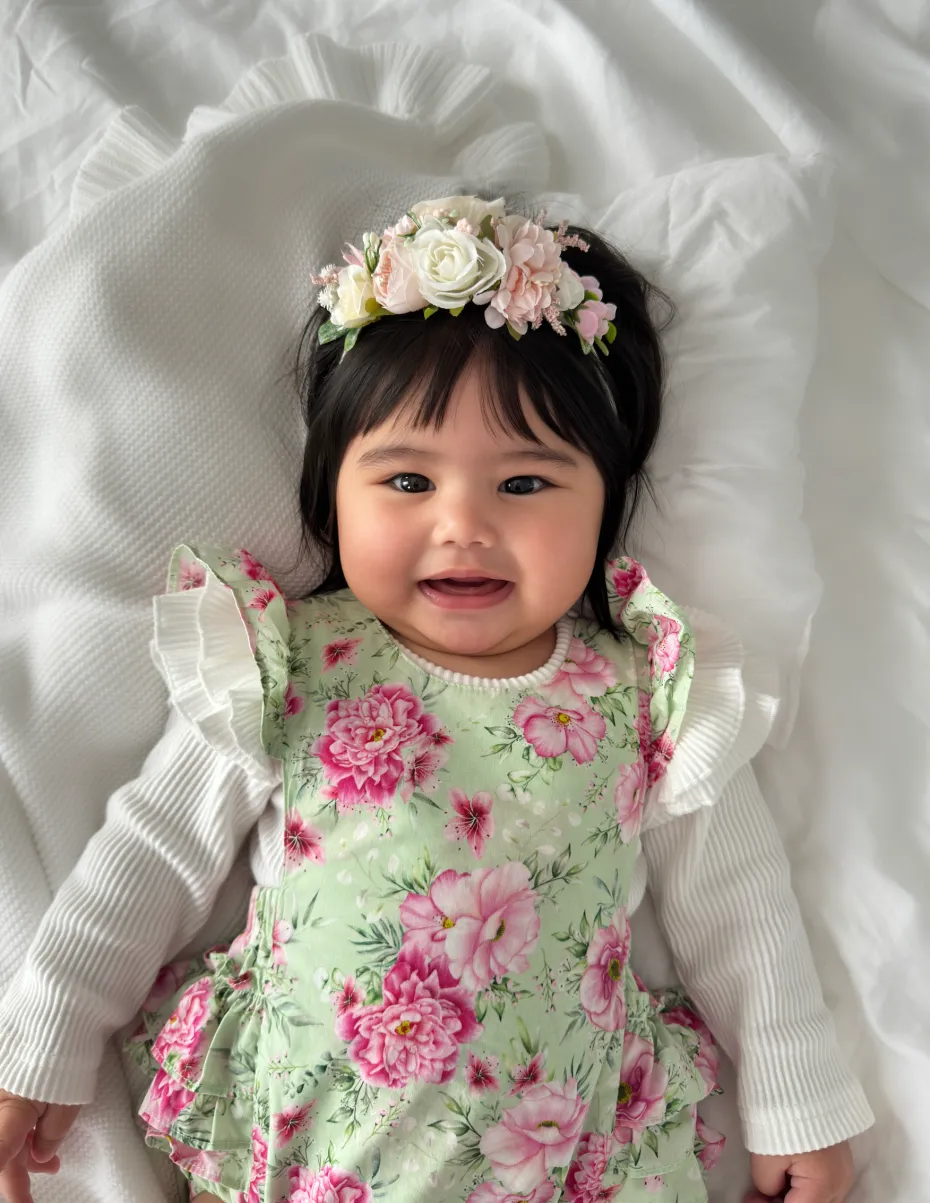 Ellery Belle Baby Girl Floral Romper