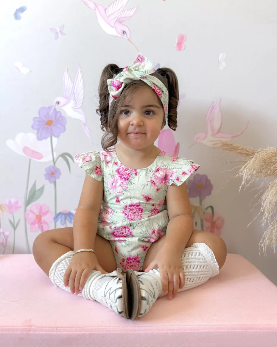 Ellery Belle Baby Girl Floral Romper