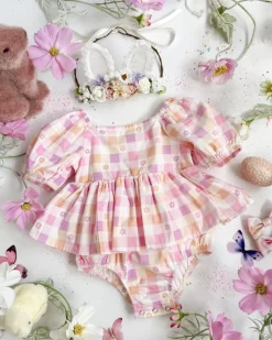 Ellie May Baby Girl Floral Romper