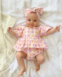 Ellie May Baby Girl Floral Romper