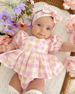 Ellie May Baby Girl Floral Romper