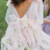 Enchanted Rose Heavenly Pink Girls Party Dress
