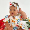 Euro Summer Baby Girls Floral Romper