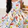 Euro Summer Girls Floral Dress