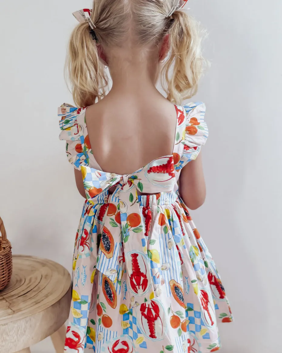Euro Summer Girls Floral Dress