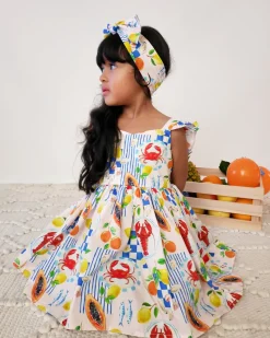 Euro Summer Girls Floral Dress