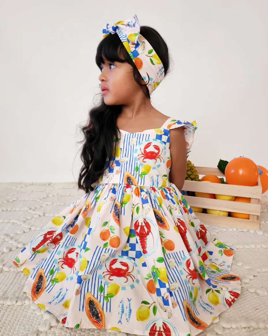 Euro Summer Girls Floral Dress