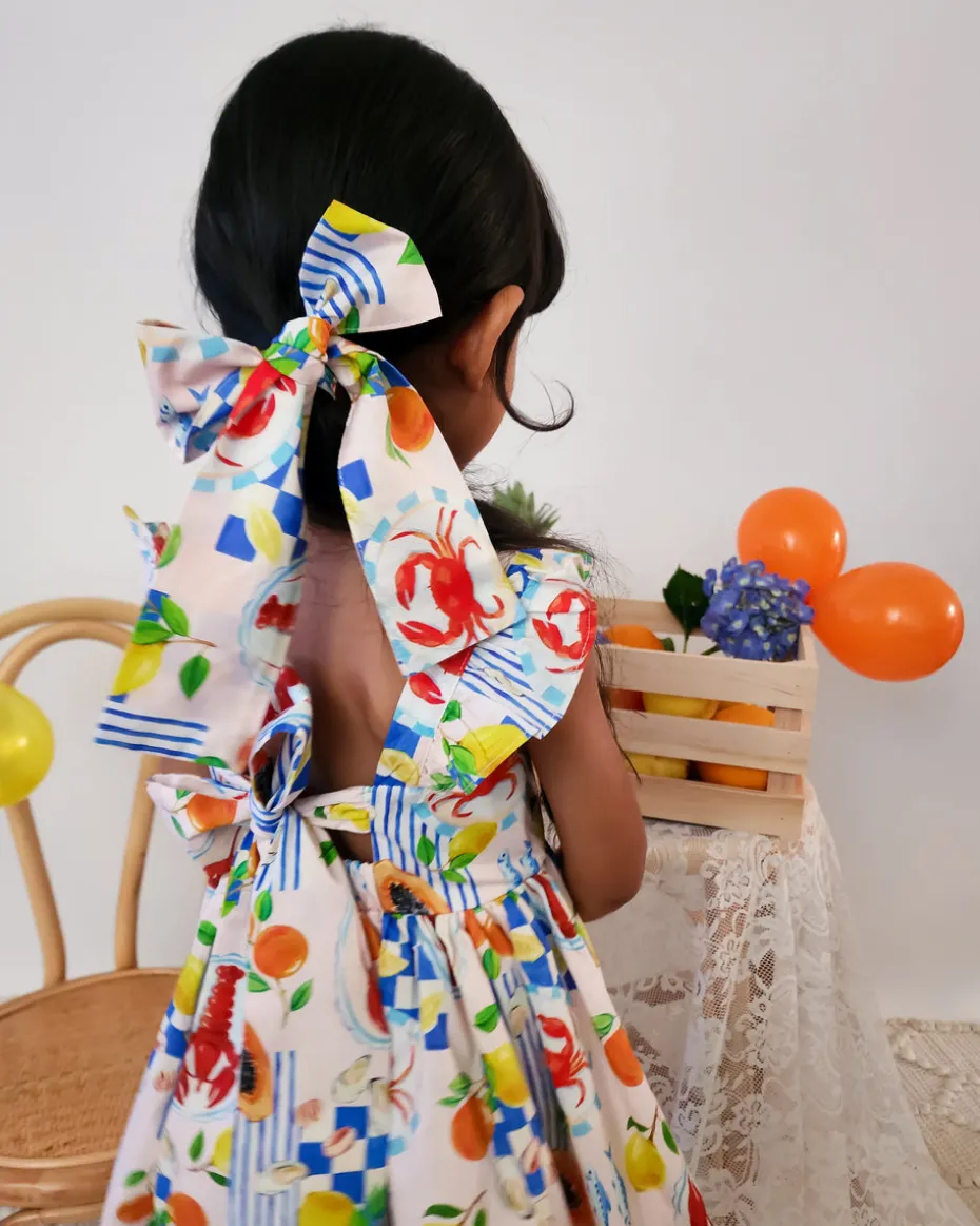 Euro Summer Girls Floral Dress