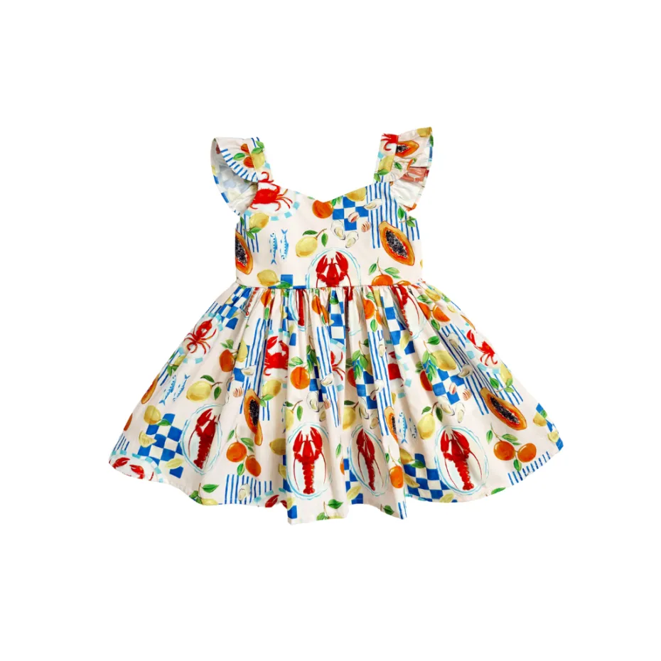 Euro Summer Girls Floral Dress
