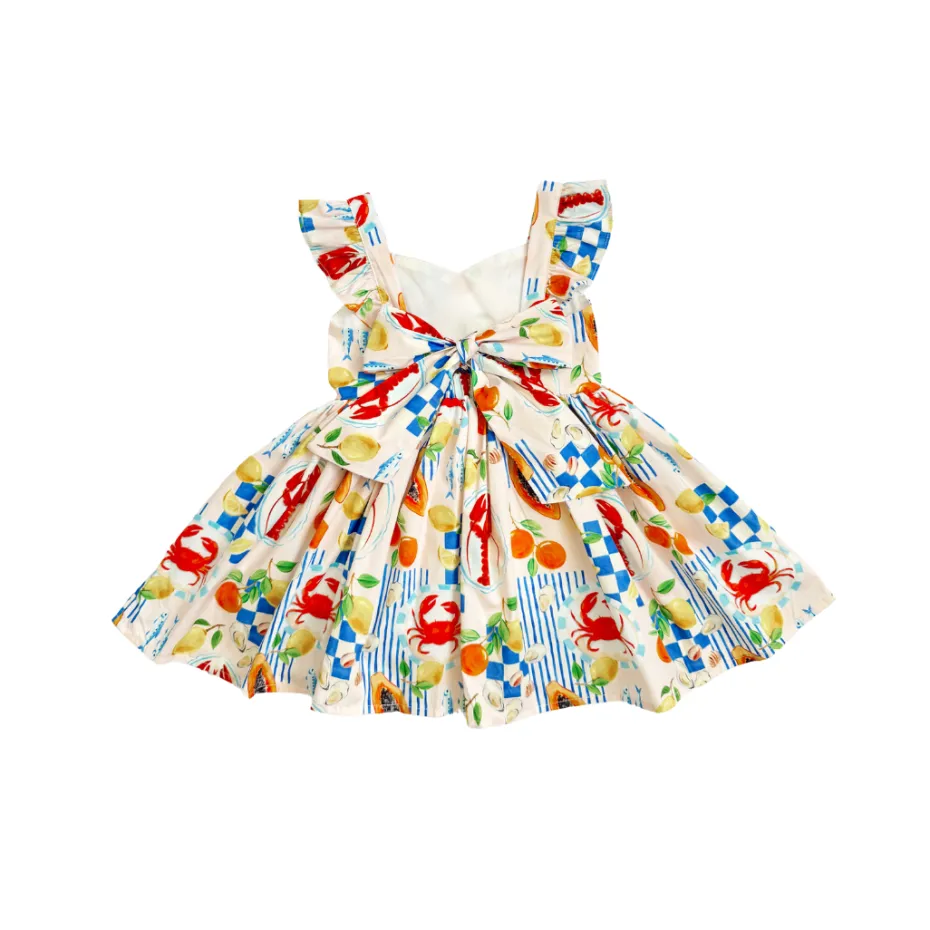 Euro Summer Girls Floral Dress