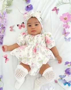 Fairy Garden Baby Girl Floral Romper