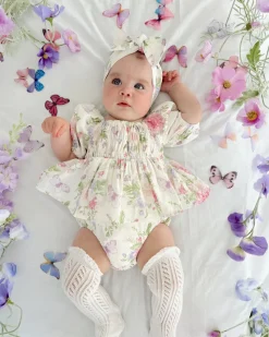 Fairy Garden Baby Girl Floral Romper