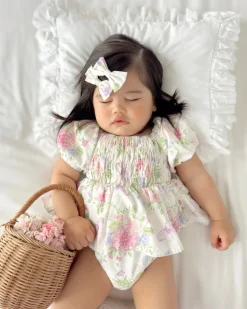 Fairy Garden Baby Girl Floral Romper