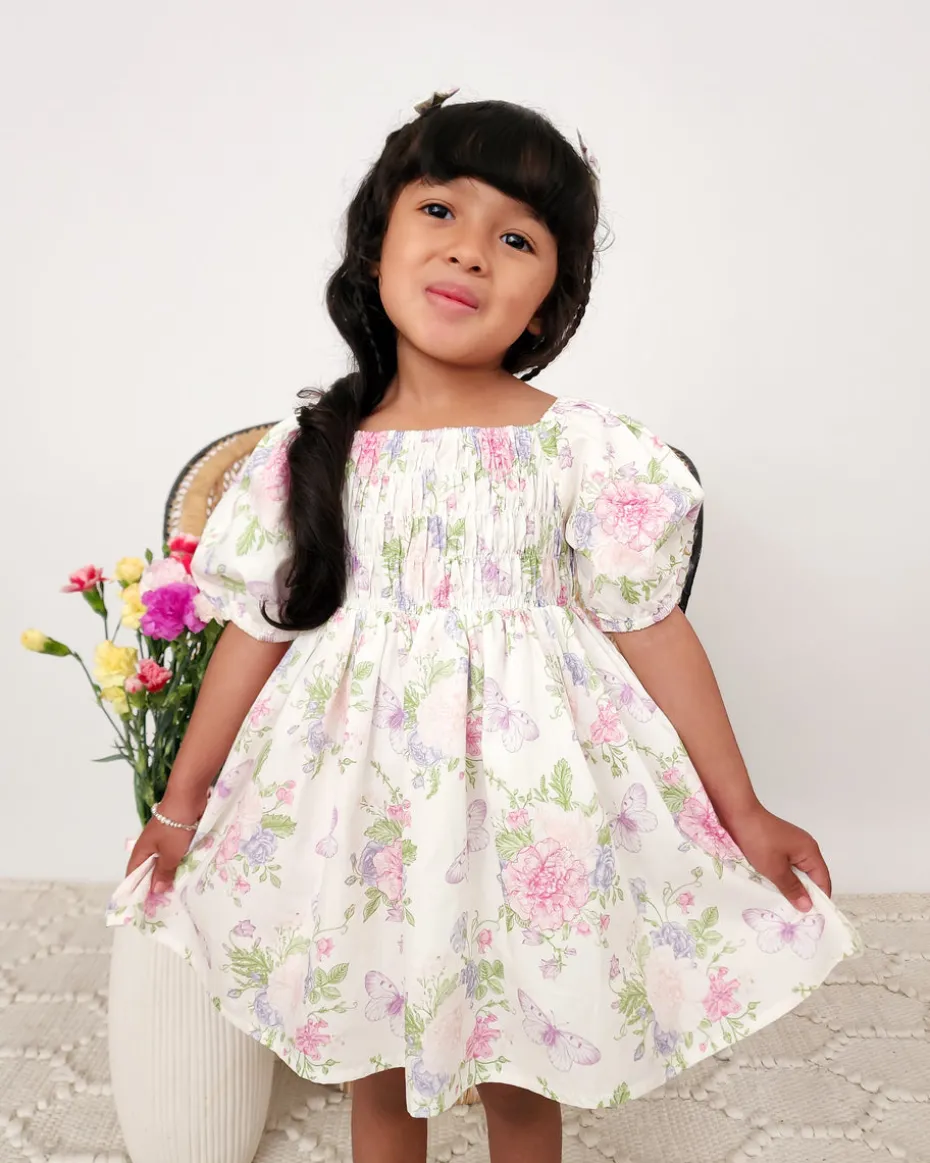 Fairy Garden Girls Floral Dress
