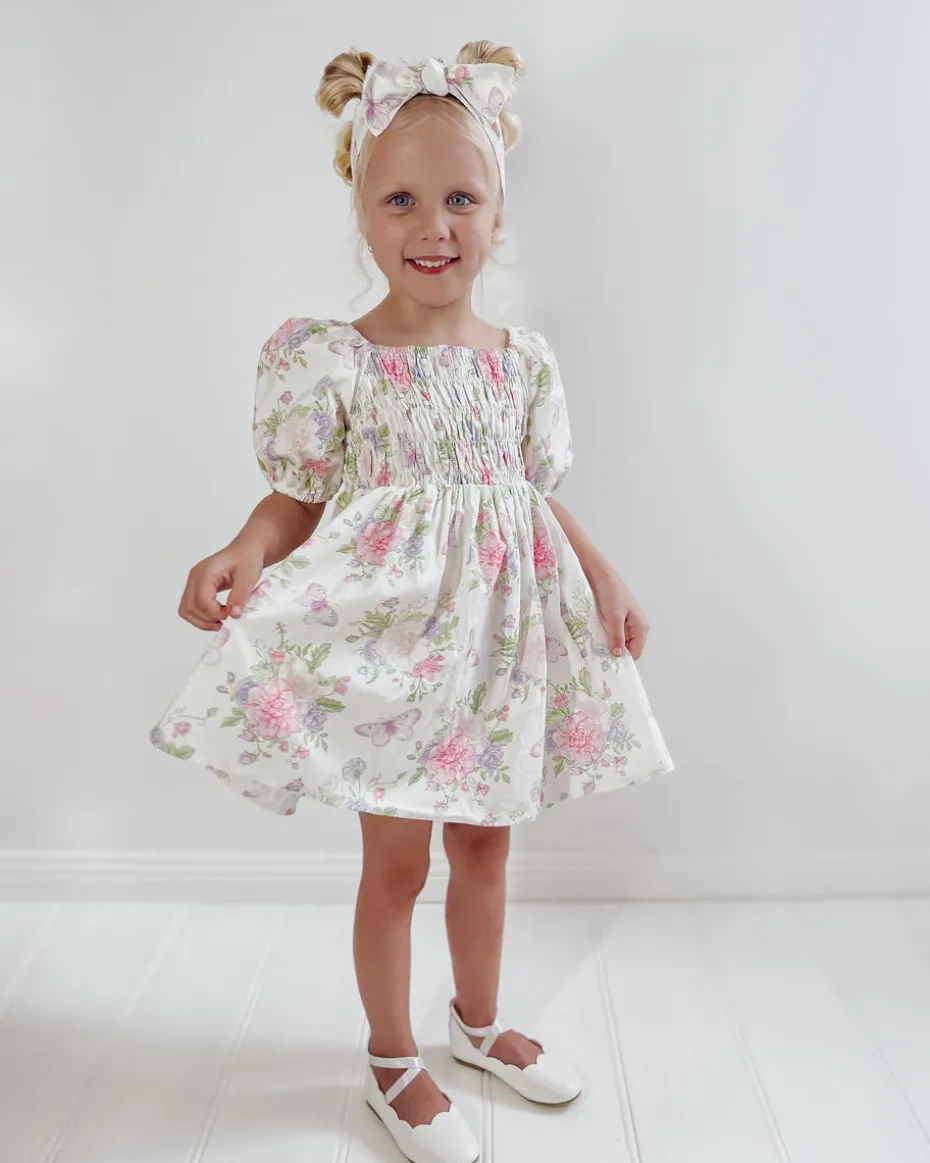 Fairy Garden Girls Floral Dress