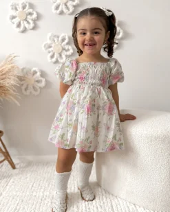 Fairy Garden Girls Floral Dress
