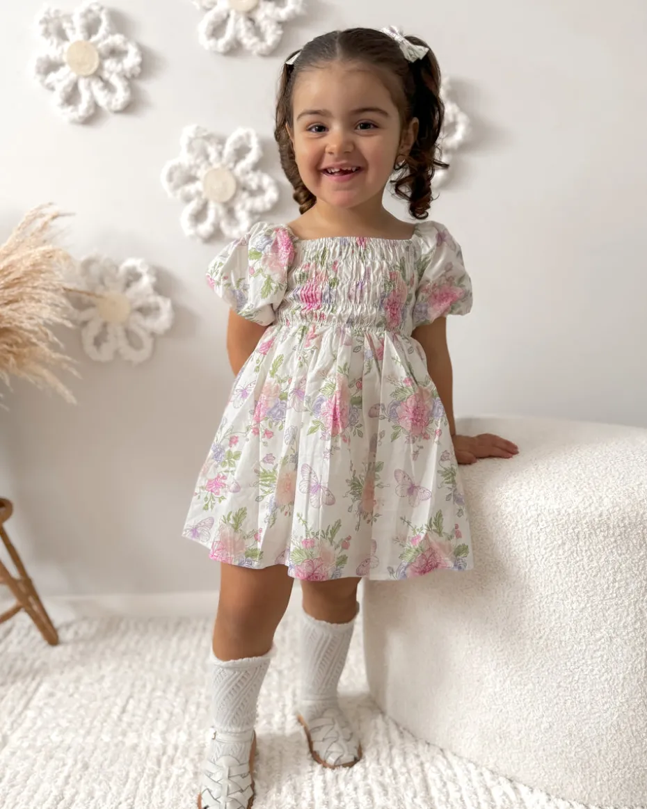 Fairy Garden Girls Floral Dress