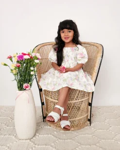 Fairy Garden Girls Floral Dress
