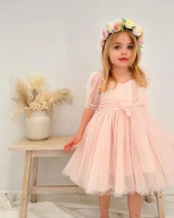 Fairy Wonderland Pastel Pink Girls Party Dress