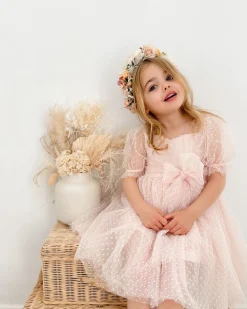 Fairy Wonderland Pastel Pink Girls Party Dress