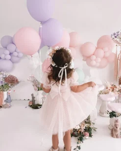 Fairy Wonderland Pastel Pink Girls Party Dress