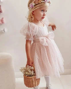 Fairy Wonderland Pastel Pink Girls Party Dress