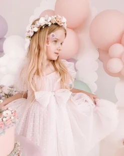 Fairy Wonderland Sweet Lilac Girls Party Dress