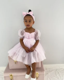 Fairy Wonderland Sweet Lilac Girls Party Dress