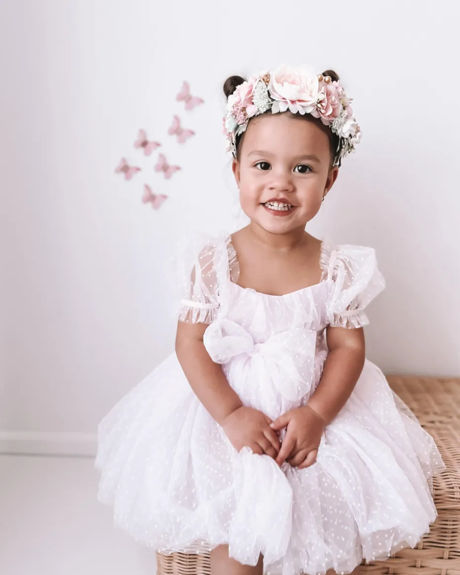 Fairy Wonderland Sweet Lilac Girls Party Dress