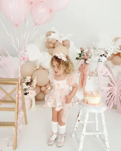 Fauna Peaches and Cream Stretch Baby Girls Flower Crown