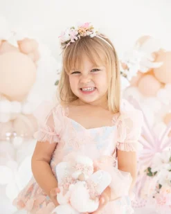 Fauna Perfect Pink Stretch Baby Flower Crown