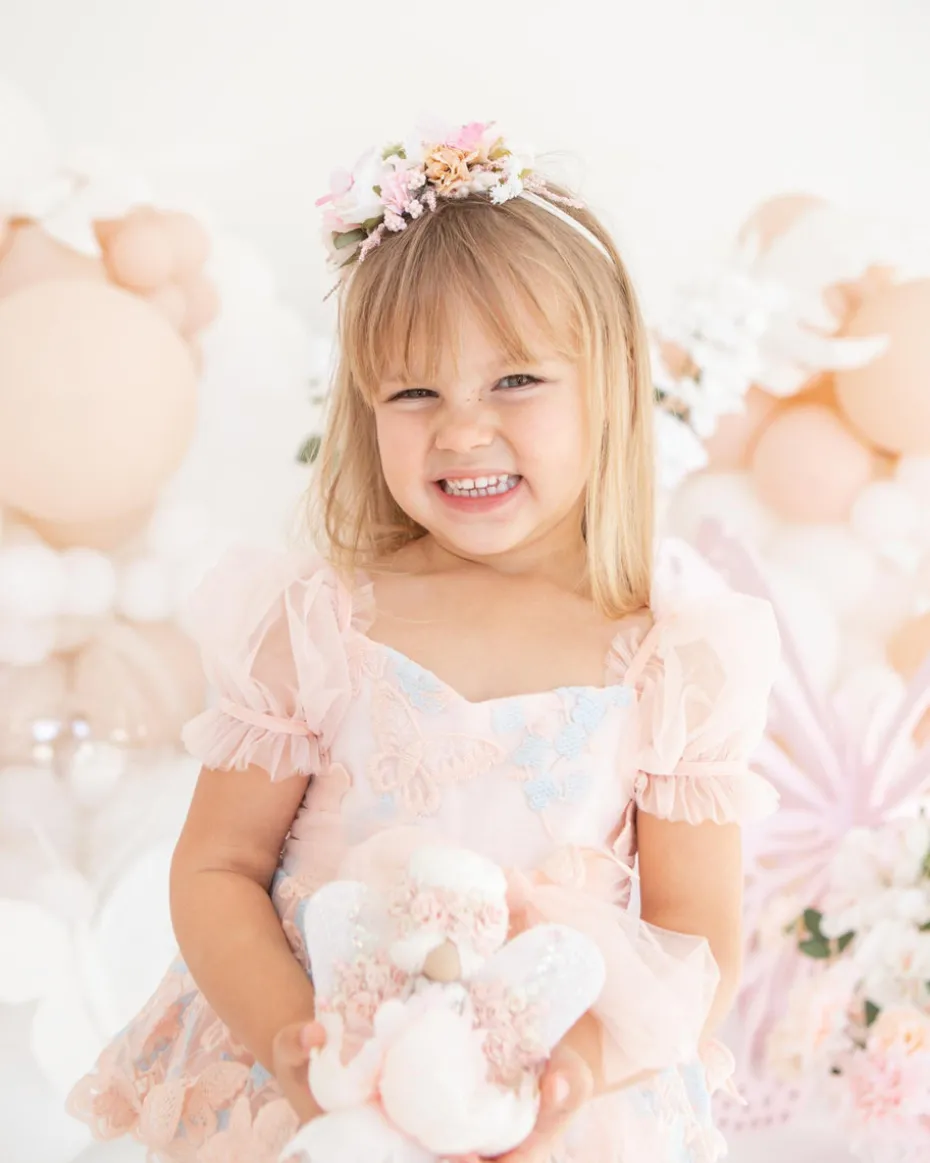 Fauna Perfect Pink Stretch Baby Flower Crown
