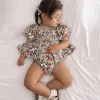 Florence Rose Baby Girl Floral Romper