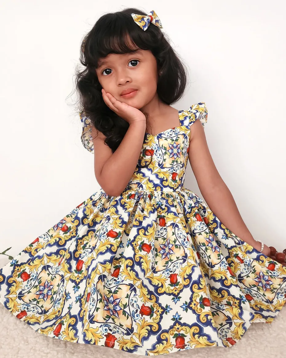 Florence Rose Floral Girls Dress