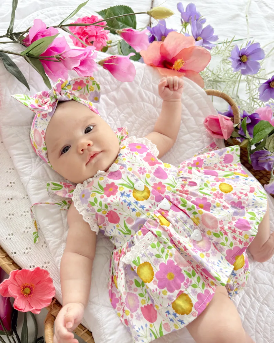 Flower Fields Baby Girl Floral Hair Accessories