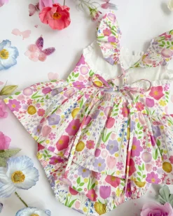 Flower Fields Baby Girl Floral Romper