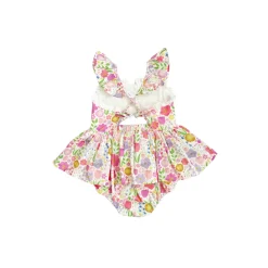 Flower Fields Baby Girl Floral Romper