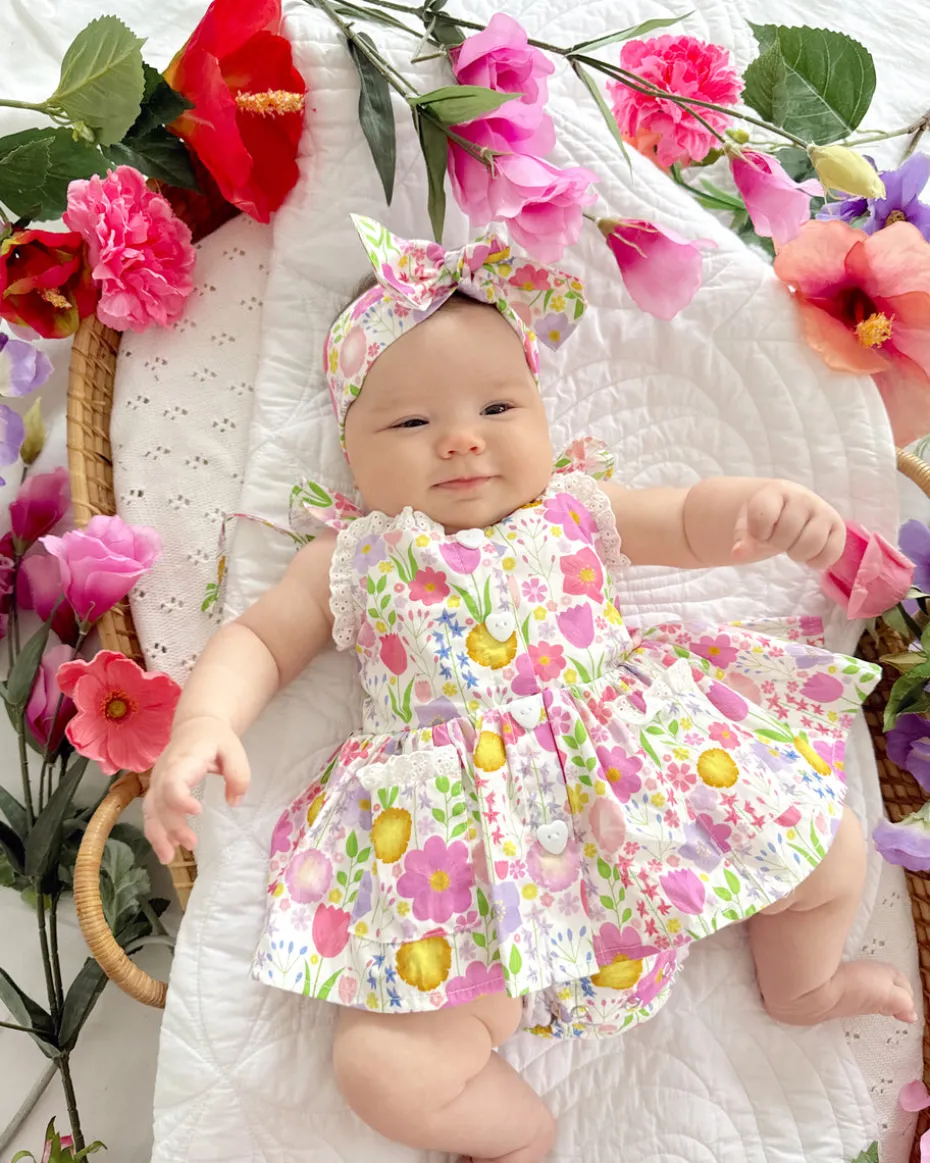 Flower Fields Baby Girl Floral Hair Accessories