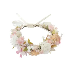 Flutter Perfect Pink Girls Flower Crown
