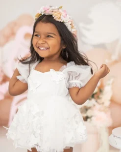Flutter Perfect Pink Girls Flower Crown