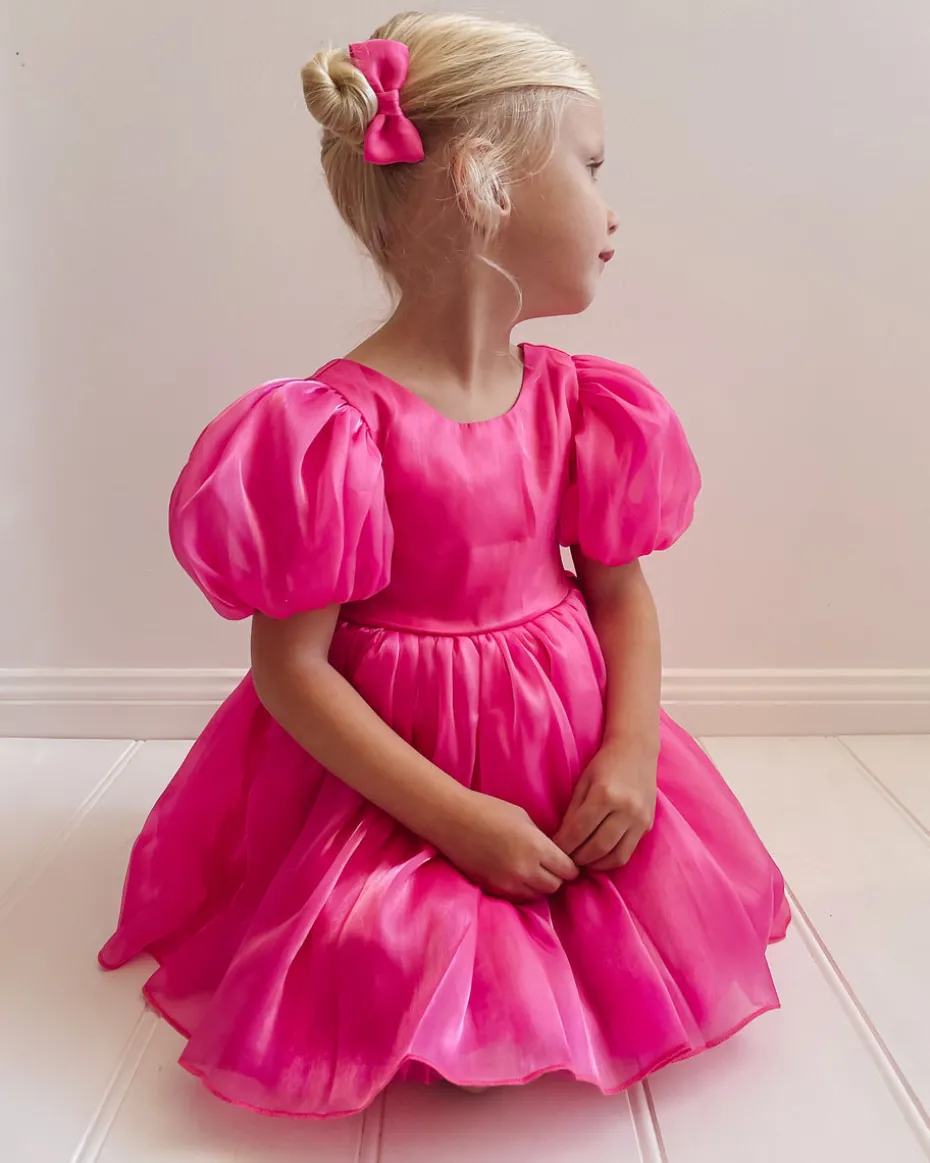 Fuchsia Pink Dolly Baby Girl Hair Accessories