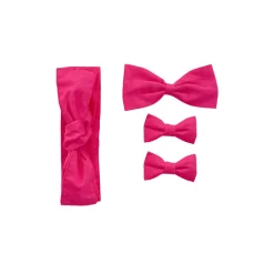 Fuchsia Pink Sparkle Baby Girl Hair Accessories