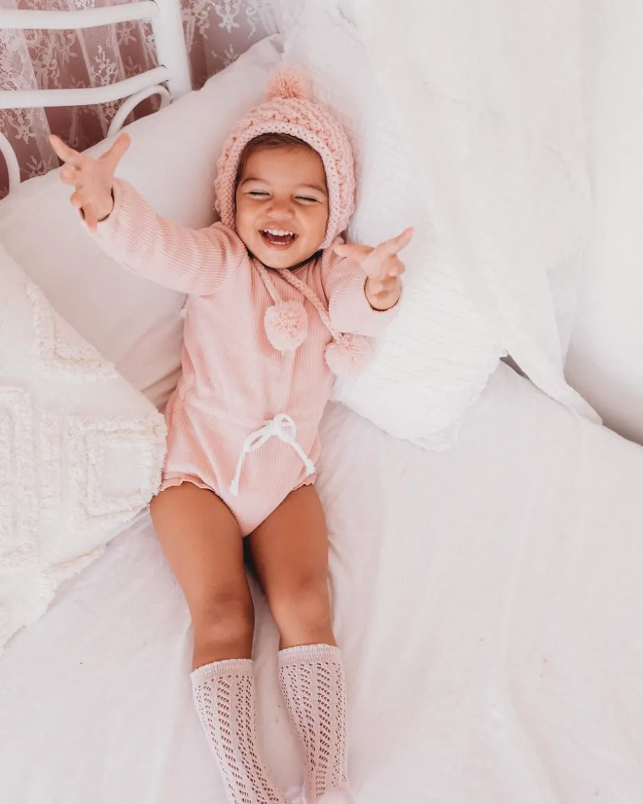 Girls Effie Dusty Pink Socks