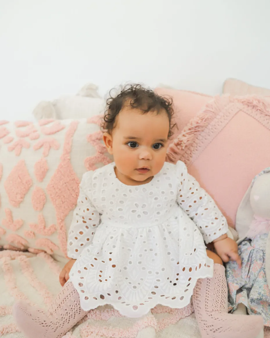 Girls Effie Dusty Pink Socks