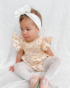 Girls Sadie White Tights