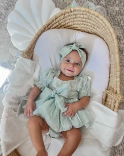 Green Mermaid Baby Girl Hair Accessories