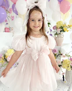Hattie Belle Petal Pink Girls Party Dress