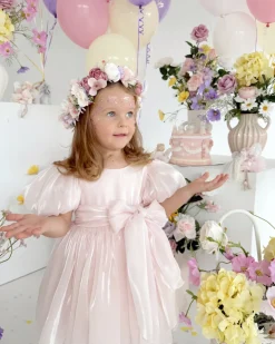 Hattie Belle Petal Pink Girls Party Dress