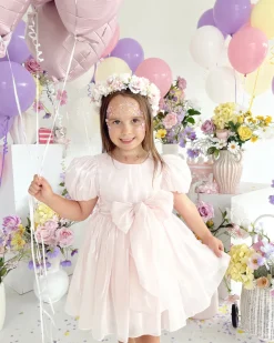 Hattie Belle Petal Pink Girls Party Dress