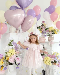 Hattie Belle Petal Pink Girls Party Dress